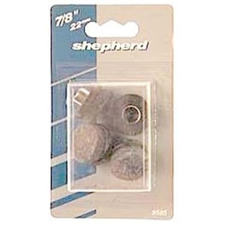 Shepherd Hardware Shepherd 9934 8 Pack 1 in. Nail On Felt Floor Protectors 9934